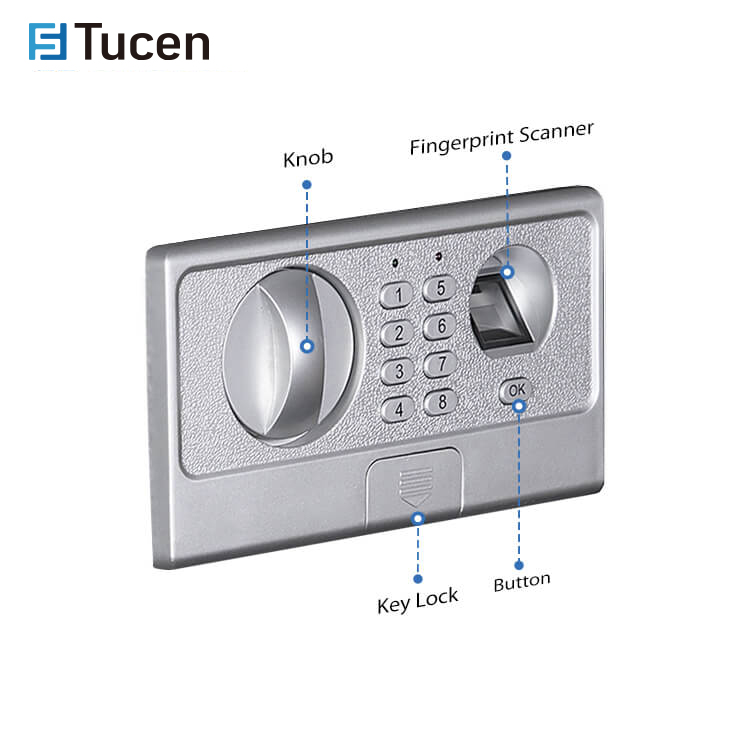 F0200S Series Tucen Manufacturer Safe Box Home Security Electronic Digital Biometric Fingerprint Safes