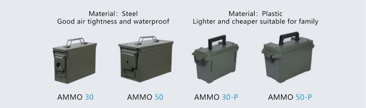 Ammo 30 Tucen Army Green Military Style 30 Cal M2A1 m19a1 Metal Waterproof Fireproof Ammo Box
