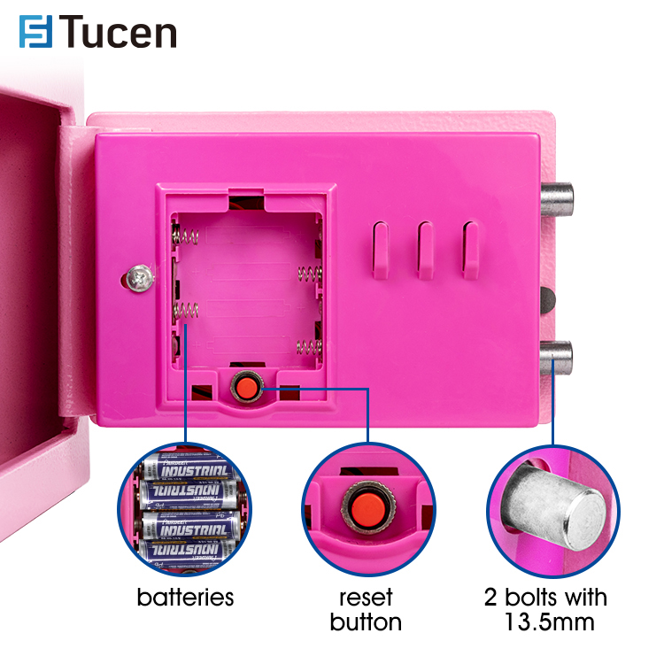 E0102E Series Tucen Amazon Hot Selling Mini Small Security Electronic Digital Safes For Home
