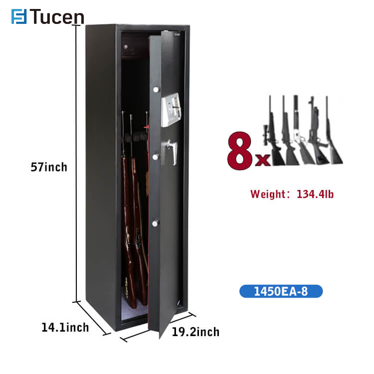 Tucen GS0100M Series Easy To Operate 5 Rifles Liberty Gun Safe With Ammo Cans
